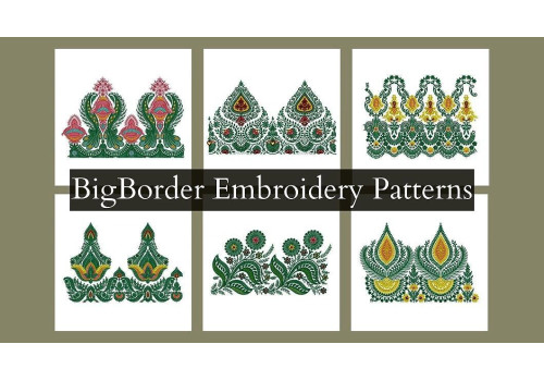 Big Border Embroidery Patterns