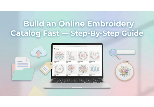 How to Build an Online Catalog of Embroidery Designs Fast Step-By-Step Guide