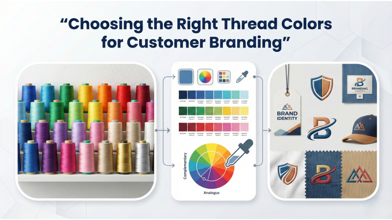 Choosing the Right Thread Colors for Customer Branding