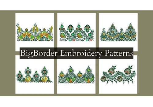 Dupatta Border Embroidery Designs