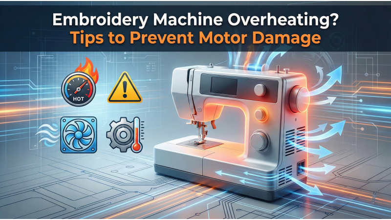 Embroidery Machine Overheating? Tips to Prevent Motor Damage