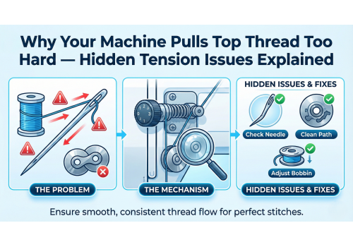 Why Your Machine Pulls Top Thread Too Hard — Hidden Tension Issues Explained