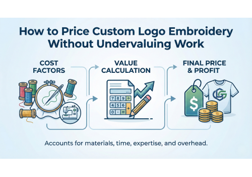 How to Price Custom Logo Embroidery Without Undervaluing Work