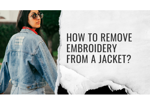 How to Remove Embroidery From a Jacket