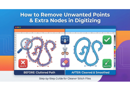 How to Remove Unwanted Points & Extra Nodes in Digitizing