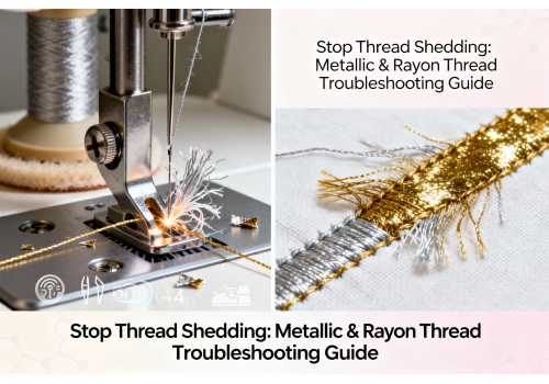 How to Stop Thread Shedding When Using Metallic or Rayon Threads