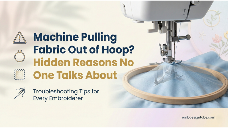 Machine Pulling Fabric Out of Hoop? Hidden Reasons No One Talks About