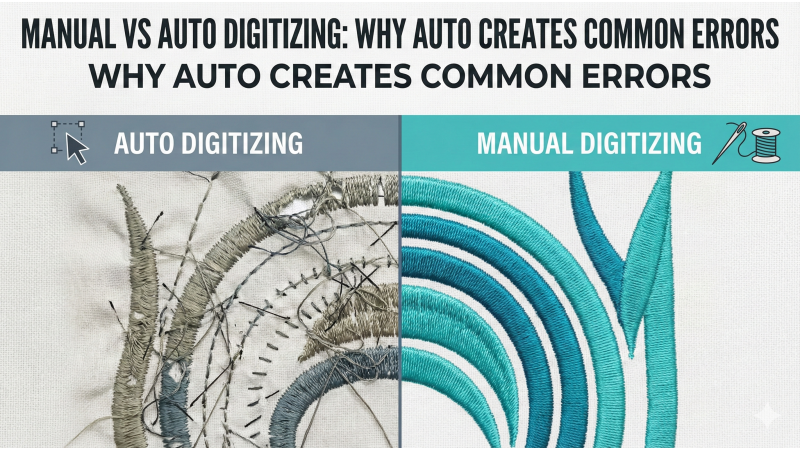 Manual vs Auto Digitizing: Why Auto Creates Common Errors