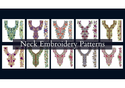 Neck Embroidery Patterns