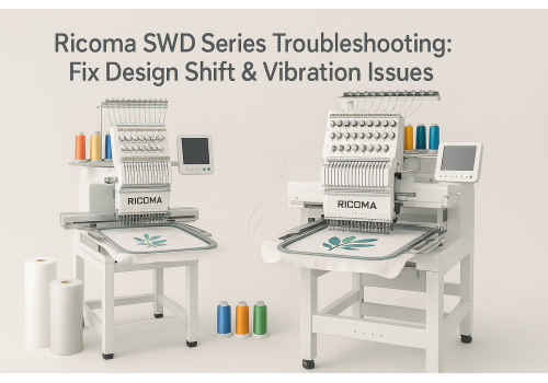Ricoma SWD Series Troubleshooting: Fix Design Registration Shift & Vibration Issues