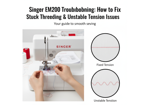 Singer EM200 Troubleshooting: How to Fix Stuck Threading & Unstable Tension Issues