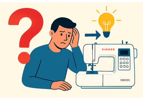 Singer EM9305 Fix: Hoop Alignment & Metallic Thread Issues