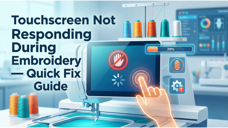 Touchscreen Not Responding During Embroidery — Quick Fix Guide