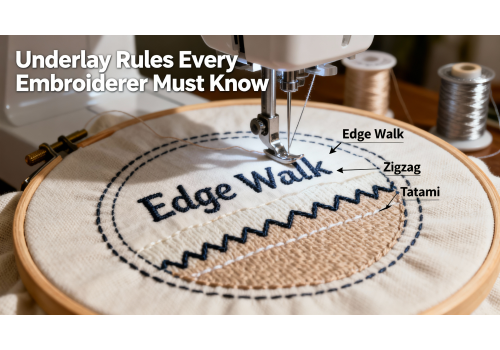 Underlay Rules Every Embroiderer Must Know to Fix Design Quality