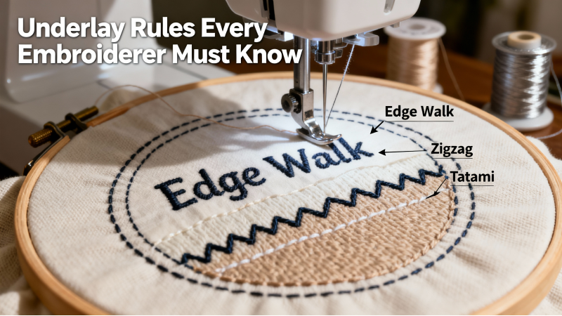 Underlay Rules Every Embroiderer Must Know to Fix Design Quality