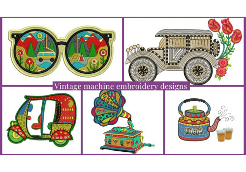 Vintage Machine Embroidery Designs
