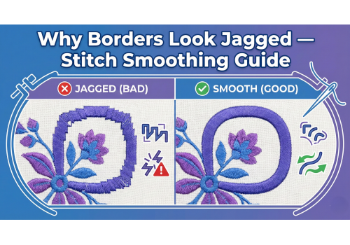 Why Borders Look Jagged — Stitch Smoothing Guide