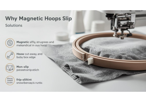 Why Magnetic Hoops Slip: Solutions for Thick & Heavy Fabrics
