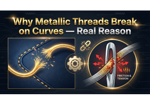 Why Metallic Threads Break on Curves — Real Reason