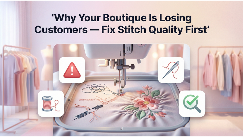 Why Your Boutique Is Losing Customers — Fixing Stitch Quality First