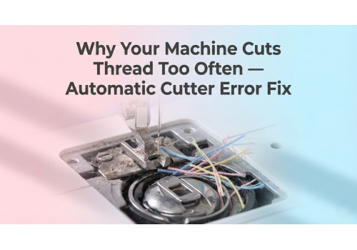 Why Your Machine Cuts Thread Too Often — Automatic Cutter Error Fix