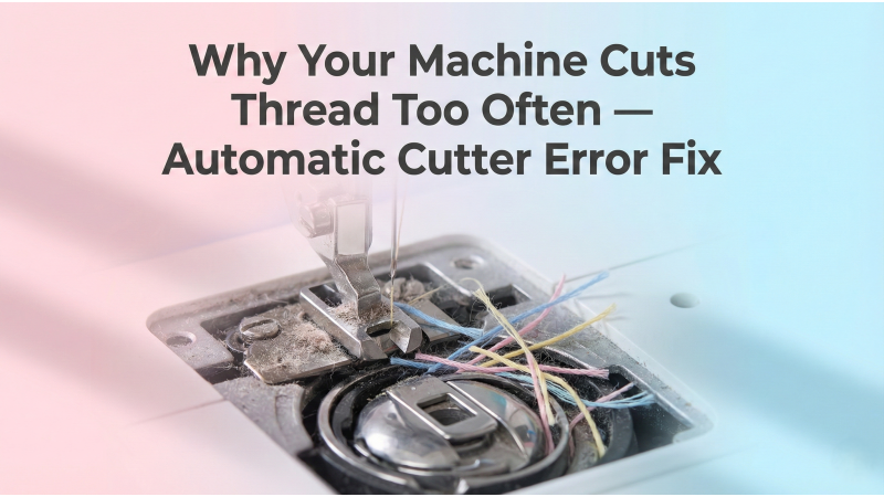 Why Your Machine Cuts Thread Too Often — Automatic Cutter Error Fix