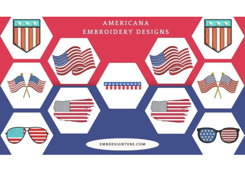 Americana Embroidery Designs