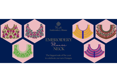 Best Embroidery Blouse Neck Designs