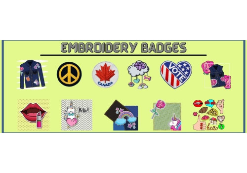 Order Custom Embroidery Badges Online