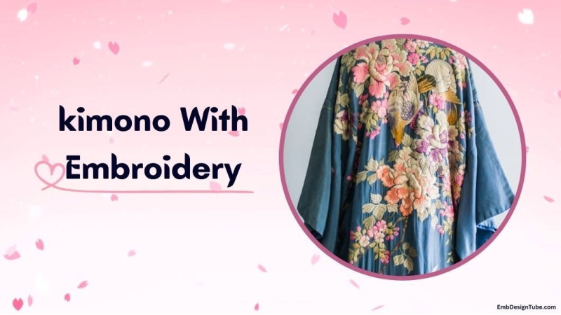 kimono With Embroidery
